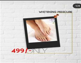 Whitening Pedicure Offer